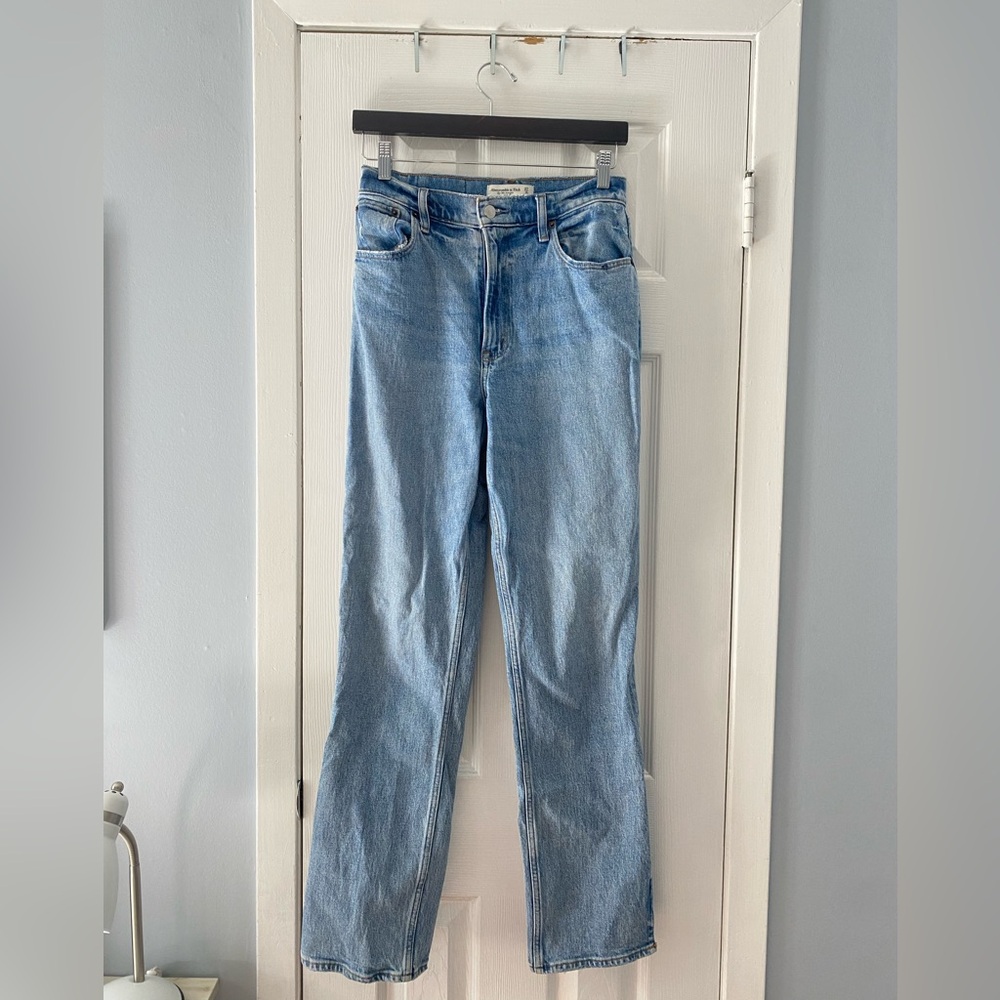abercrombie 90s straight ultra high rise jeans